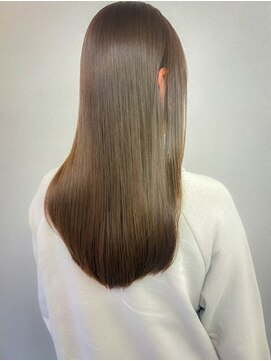 グレージュ　髪質改善／白髪改善／白髪ぼかし／脱白髪染め