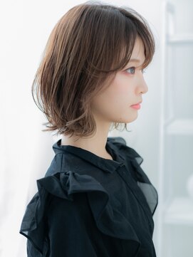 カバーヘア 上尾西口店(COVER HAIR) ミニボブウルフレイヤーカット小顔マレットヘアA5上尾30代40代