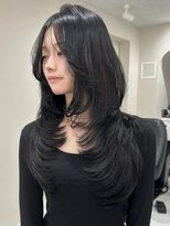 デディトゥ ルイール(dedyto luire)&nbsp;札幌大通レイヤーカットハッシュカット髪質改善韓国ボブ顔周り