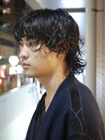 ボコカ(bococa)&nbsp;[kantamal指名]メンズミディアムウルフニュアンスパーマ