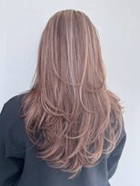 アルバム 銀座(ALBUM GINZA) 顔周りレイヤーロング韓国ヘアイメチェン_ba583791