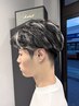 【メンズハイライト】メンズカット+ハイライトorメッシュ+マイクロバブル付