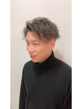 アール 滝ノ水店(#arl) メンズカットツイストスパイラルパーマショートツーブロック