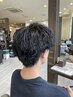 【メンズ限定】“サクッとイメチェン” カット+ダメージレスパーマ ¥9000