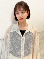 アクシス 栄店(`AXIS)&nbsp;ワンホンレイヤー/ミルクティーブロンド/ダークブルー/栄矢場町