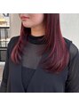 スーリール 戸畑店(Sourire) レイヤーカット×レッドカラー