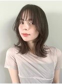 大人女性人気！ナチュラルくびれレイヤーミディアム
