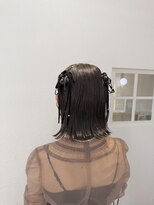 ヘアビジュー(hair bijou) ストレートアレンジヘア