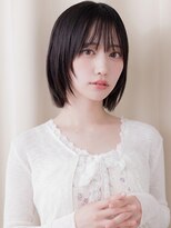 モッズヘア 越谷(mod's hair)&nbsp;顔周りハッシュカット大人かわいい黒髪レイヤーボブ20代30代Z