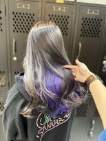ヴァイス 渋谷店(VAICE)&nbsp;ブリーチカラー/アッシュグレー/紫