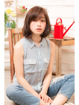 ミンクス 原宿店(MINX) 【MINX】表参道で人気のBOB　ヌーディーピュアなナチュラルボブ