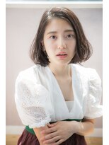 ガーデントウキョウ(GARDEN Tokyo) 大人モーブカラー小顔ワイドバングひし形ボブ【KOMAKI】