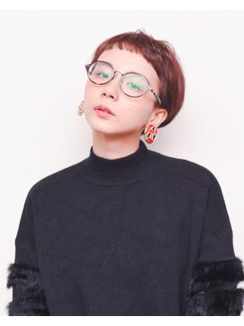 ロペ(ROPE.) 【ROPE.】美骨マッシュショートxツヤアプリコットブラウン