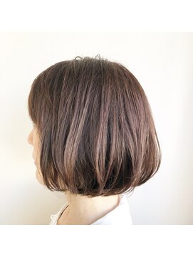 アオヘアーガーデン(ao hair garden) 【ao hair garden】ナチュラルボブ×アッシュベージュ