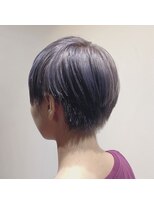 マギーヘア(magiy hair) [meyou] シルバーラベンダー　マニッシュショート