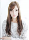 ナチュラルストレートスタイル