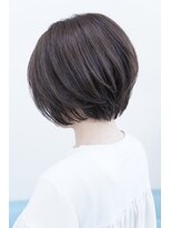 リッツヘアー 下川美容室(Rits hair)&nbsp;丸みショート／ナチュラルグレージュ