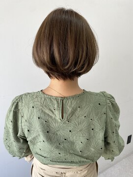 ジエクト 本店(The Ect) 韓国マッシュ×脱白髪×ミントグレージュ×白髪ぼかしハイライト