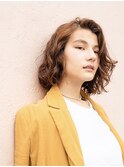 20代30代40代人気！こっくりブラウン×クラシカルボブ