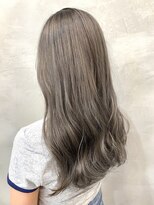 ペスカ 長町南2号店(pesca)&nbsp;ミルクティー×グレー (1.2ブリーチ) OIKAWA