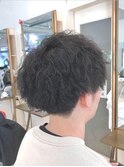 ツイストパーマメンズツイストスパイラルツーブロックパーマ