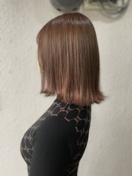 ディー エメ(D-aimer-) ピンクアッシュブラウンカラー