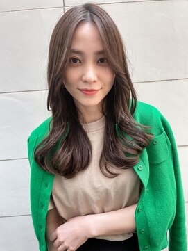 ソワリー 栄(THOiRY) THOiRY【女性らしい柔らかヘア】似合わせ小顔艶髪ゆる巻きロング