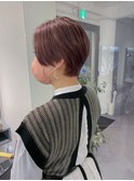 【オダオススメ！】ピンキーグレージュ×ハンサムショート