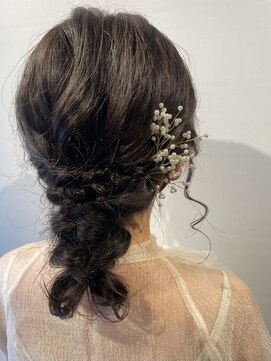 シュリット(schritt) セミロング編み下ろしスタイル     Luna