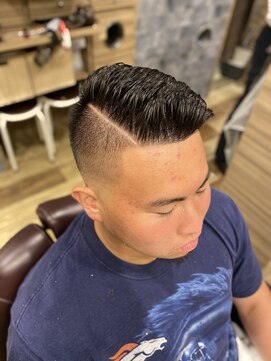 銀座マツナガ 神田店 短髪！震災刈りスキンフェードセット簡単パーマ