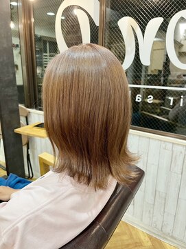 ビー オン ディー ヘア 池袋(BonD hair) ブリーチなしで!明るめブラウン【池袋/髪質改善/ハイライト】