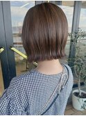 くびれミニボブ/チョコレートブラウン