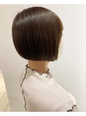 ショートボブ/ベージュ