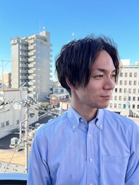 ブリッツバイレボ 船橋(BLITZ by REVO) ウルフ/アッシュブラック/カルマパーマ/ベリーショート[船橋駅]