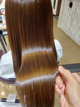 《韓国人オーナー/本場韓国style特化サロン!》自然な仕上がりのうるツヤ美髪ストレートへ導きます◆