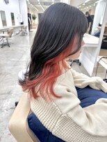 ニュート(Neut )&nbsp;インナーカラーテラコッタカラーインナーオレンジカラーブリーチ