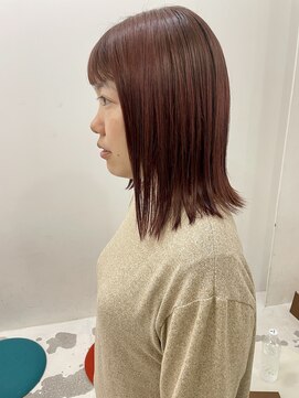 エンドリンク(endlink) ベリーレッドカラーで艶髪