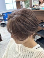 ルイ(ROUIS produced by LUCK 津田沼)&nbsp;ROUIS ダブルカラーで透明感グレージュ