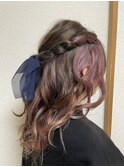  ヘアセット/ハーフアップ