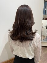 アールヘアーデザイン 千種(r hair design)&nbsp;ゆるふわロングベージュカラーブリーチしない透明感カラー