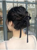 ふわふわアップスタイル