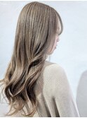 ミルクティーアッシュ ベージュカラー 艶髪 髪質改善