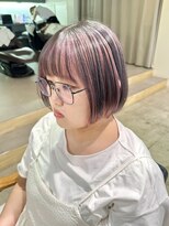 リグリー(regree)&nbsp;ショートボブ/切りっぱなしボブ/アンブレラカラー/髪質改善