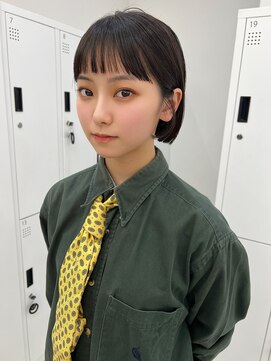 サンド 大阪梅田(sand) @shin__sandボブウルフ/ネビージュ/小顔/ワンレン/大阪梅田