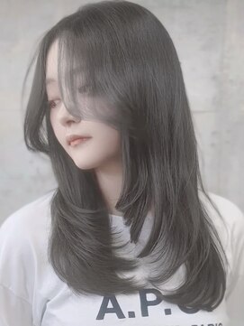 ジィルム(XELM) レイヤーカットミルクティーベージュケアブリーチダブルカラー