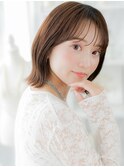 透けバングツヤ髪アースカラーくびレイヤーh3上尾20代30代40代