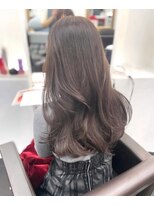 ミシェリー 新宿店(misherry)&nbsp;ブラウン系ミルクティーベージュミニウルフデジタルパーマ