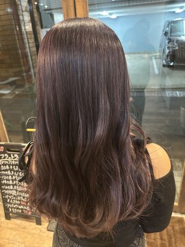 バカンス 八丁堀(BACANCES) 【BACANCES】モーブグロッシーロング