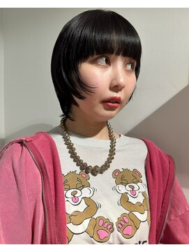 ヌウ(nuu) 〈生平〉透明感カラー/マッシュウルフ/レディースショート