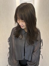 エムサロン 元総社(emusalon) 【Yuuka】透け感オリーブベージュ